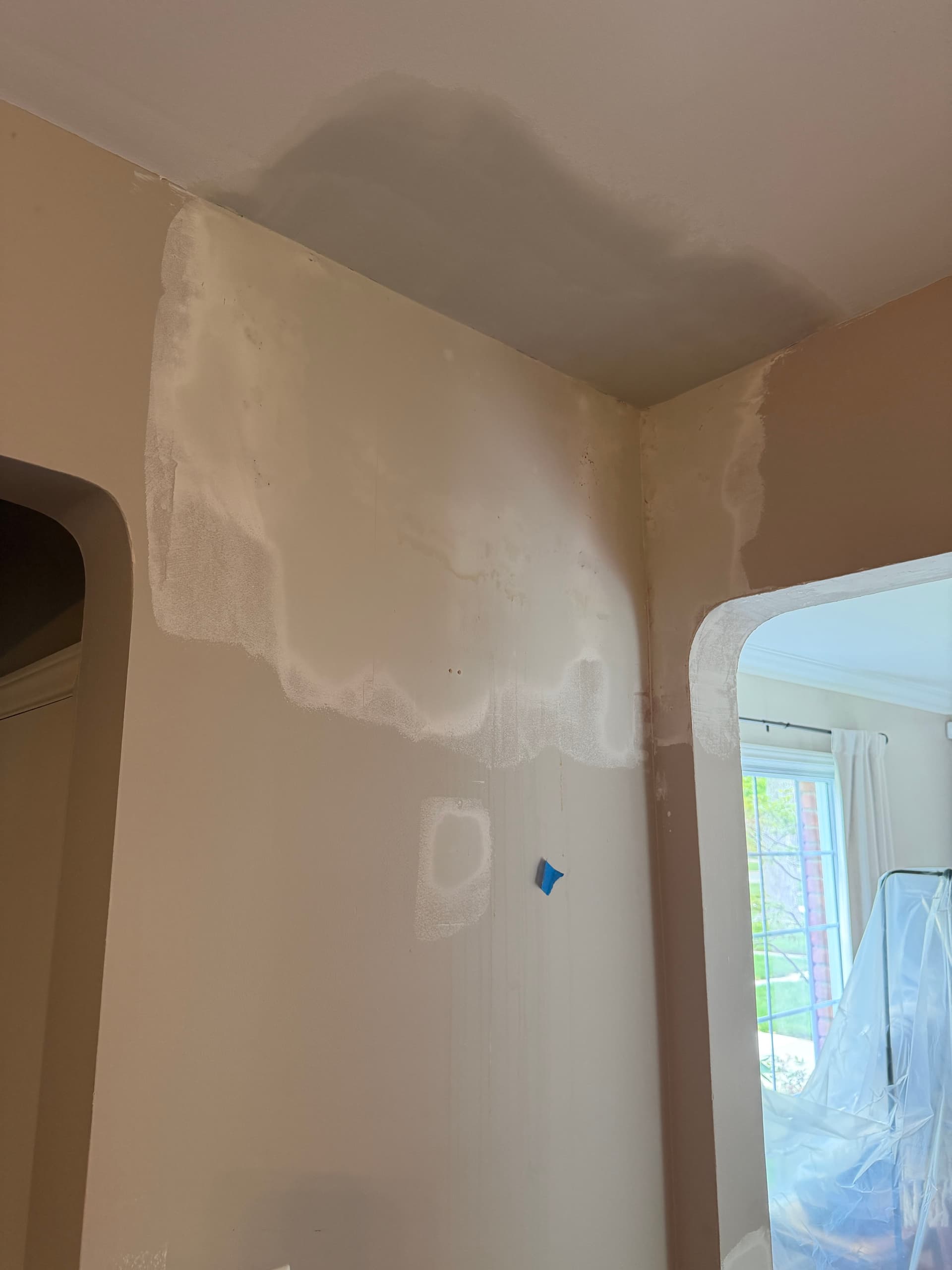 Plaster Repairs and Fresh Paint in a Grosse Pointe Park Living Room image