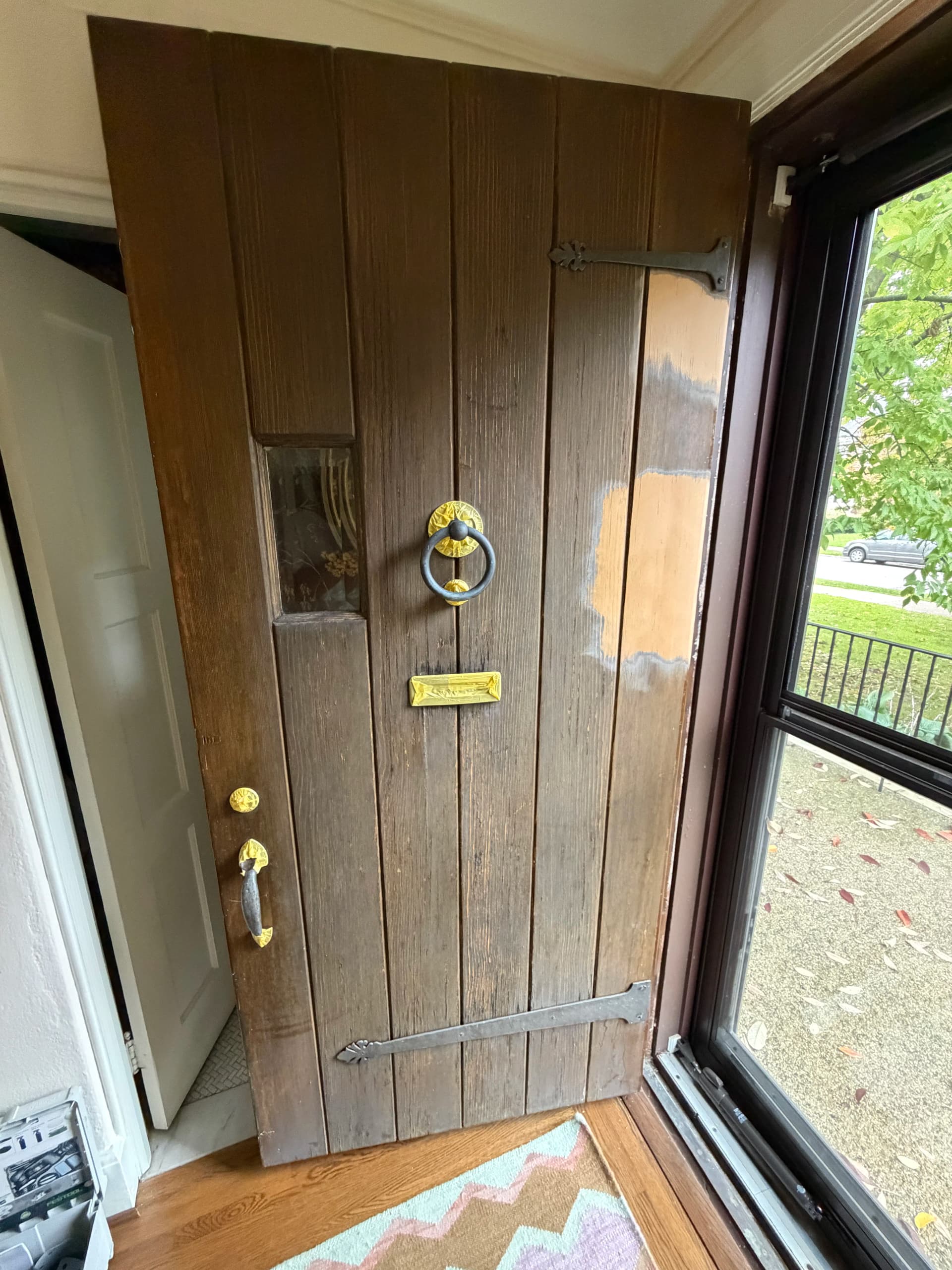 80-Year-Old Front Door Gets a Full Strip and Refinish in Grosse Pointe Farms image