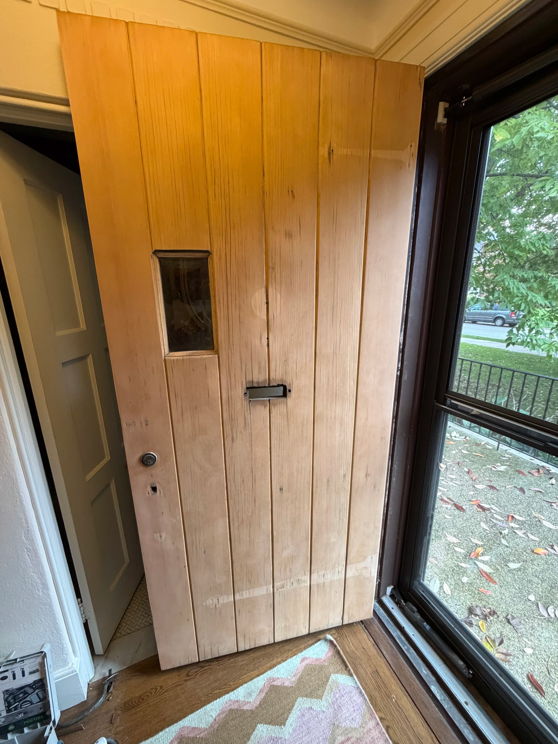 Gallery photos for 80-Year-Old Front Door Gets a Full Strip and Refinish in Grosse Pointe Farms: Image #1