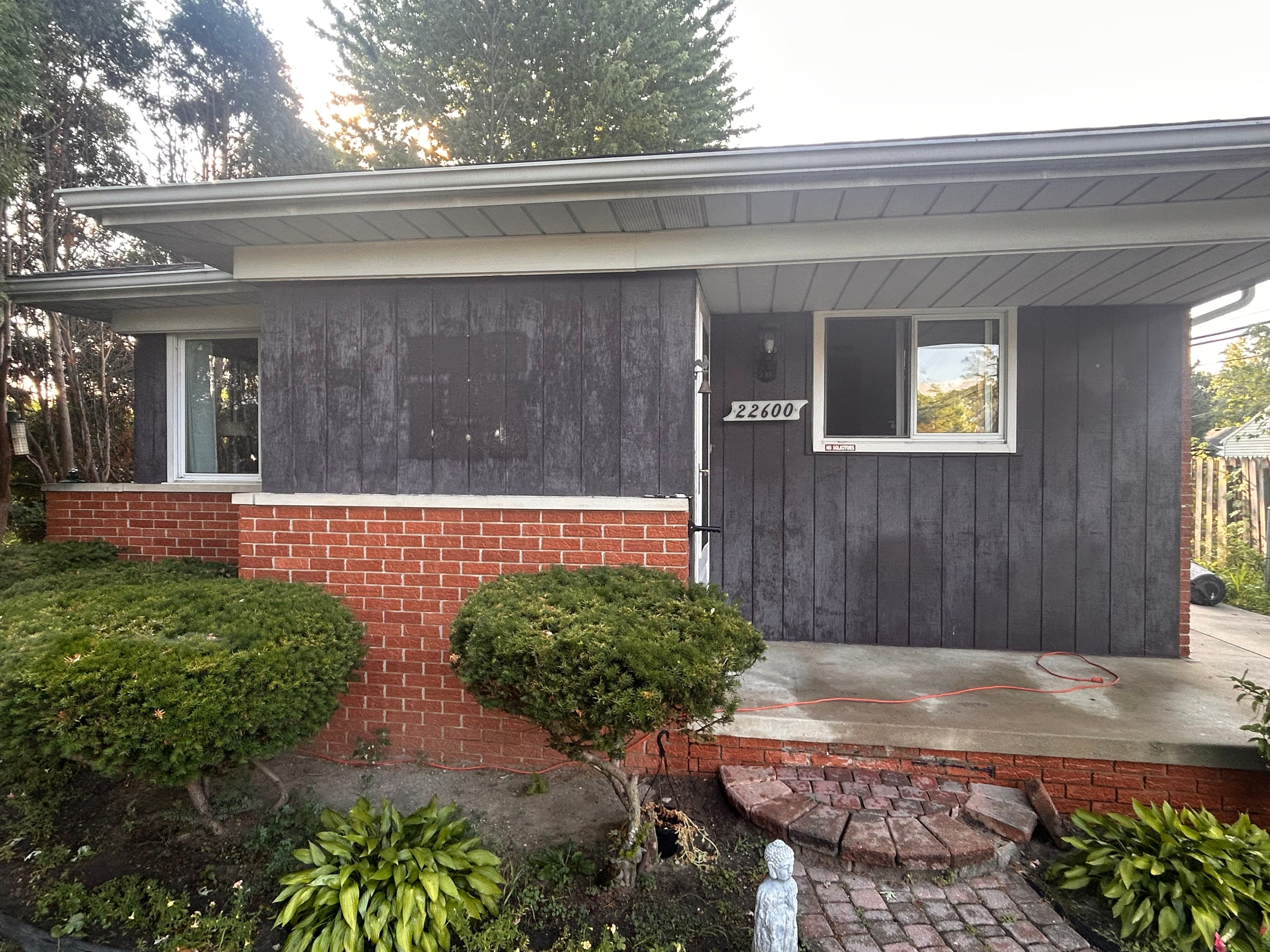 Project St. Clair Shores Exterior Gets a Bold Oakmoss Makeover image