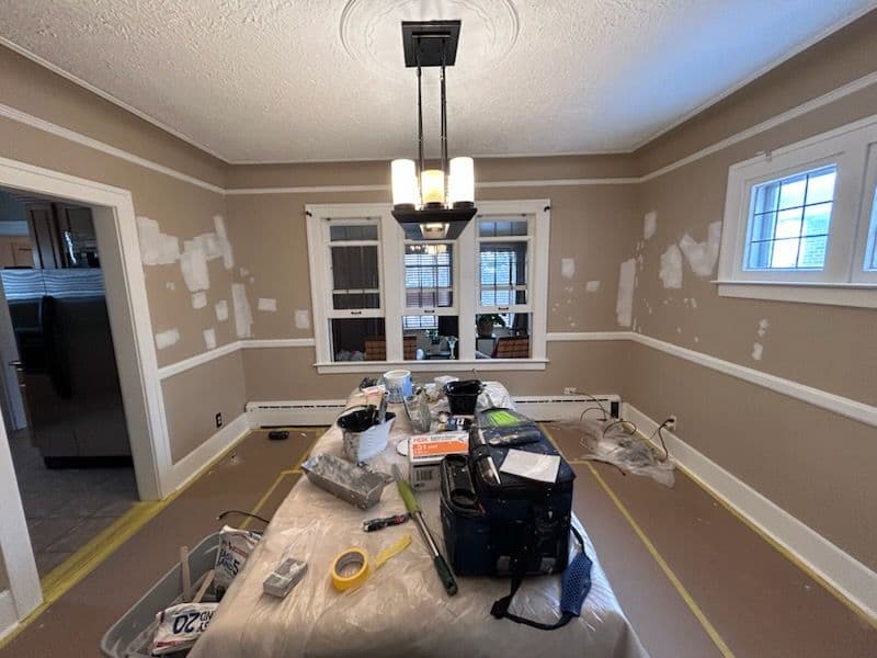 Gallery photos for Expert Drywall Finishing for a Historic Detroit Dining Room: Image #1