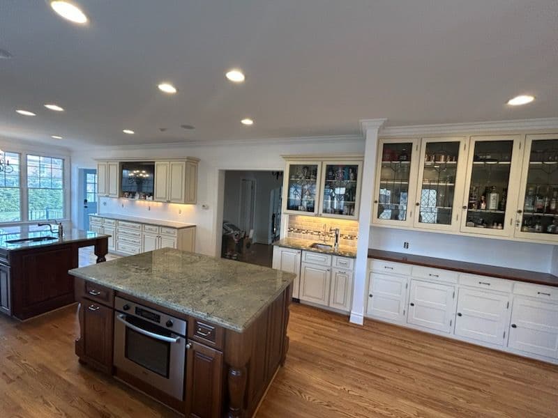 Gallery photos for Stunning Kitchen and Mudroom Renovation with Classic Contrast: Image #2