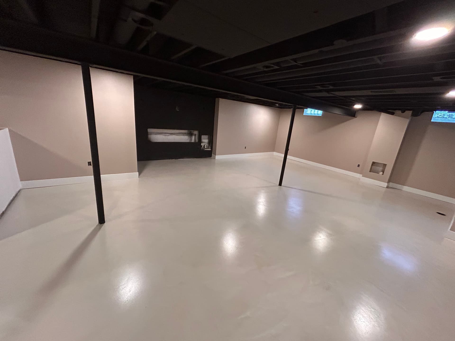 Gallery photos for Basement Dryfall Ceiling Sprayout Done Right in Macomb: Image #7