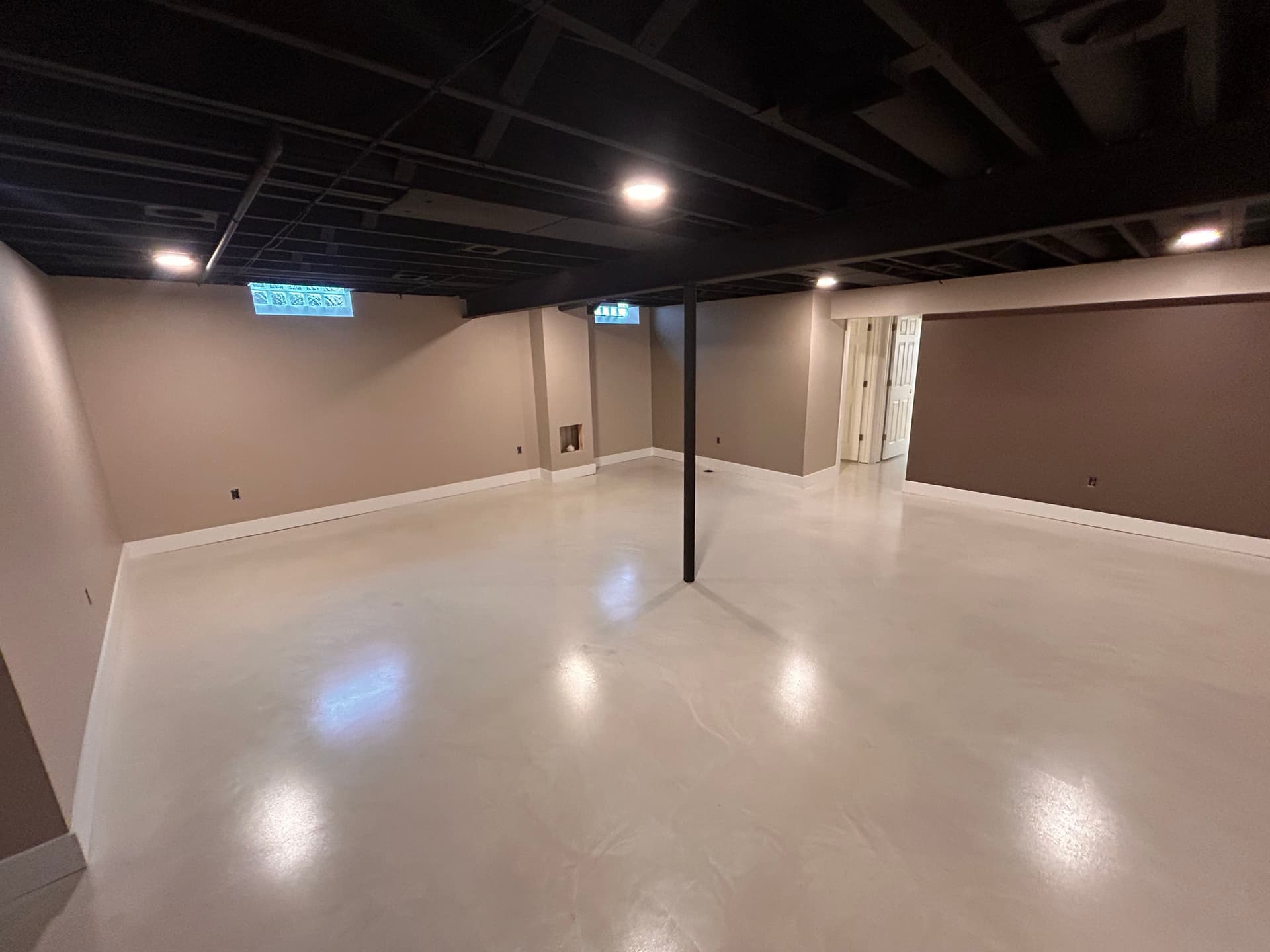 Gallery photos for Basement Dryfall Ceiling Sprayout Done Right in Macomb: Image #6