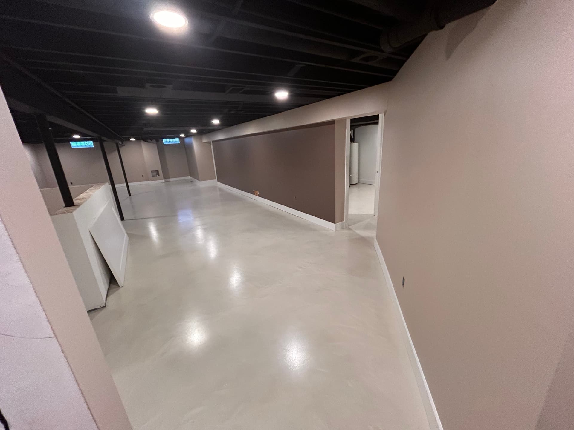 Gallery photos for Basement Dryfall Ceiling Sprayout Done Right in Macomb: Image #3